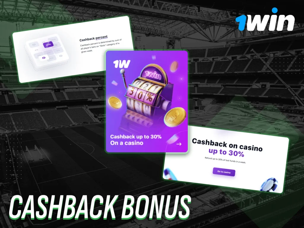 Claim the Cashback Bonus on your 1win account for regular returns.
