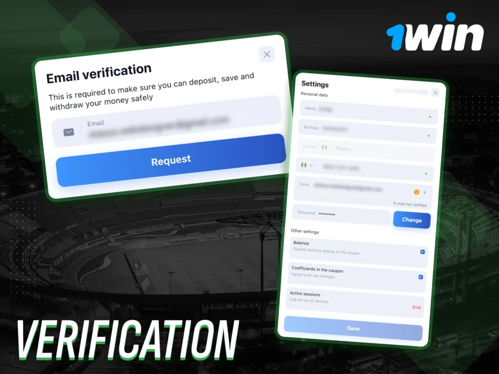 Complete the verification process to unlock full 1win features.