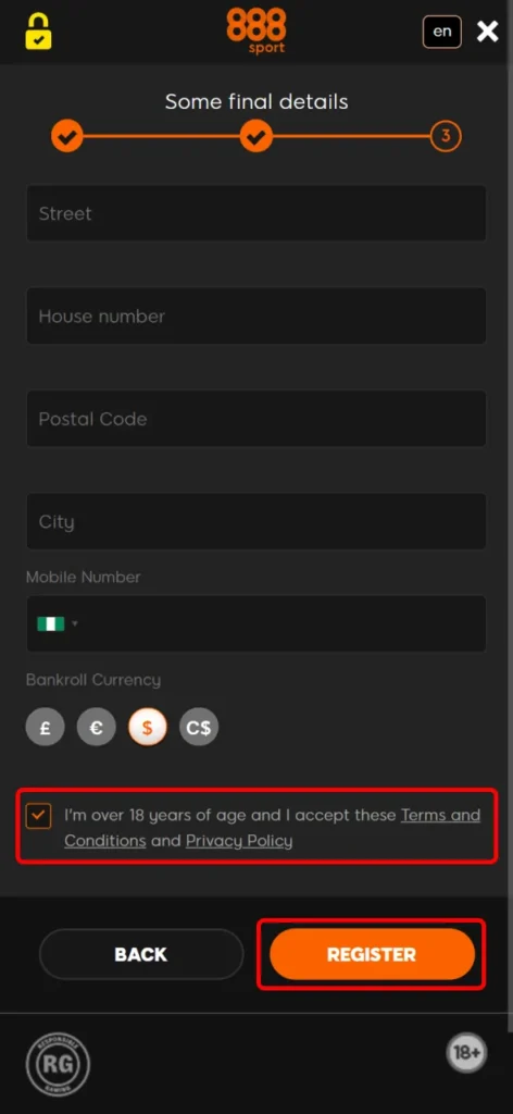 Create an account at 888Sport and start betting on sports.