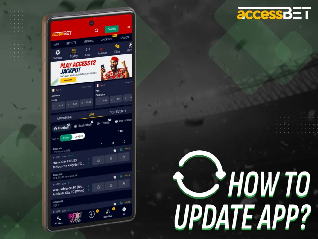 Update the AccessBet app to use new features and fixes.