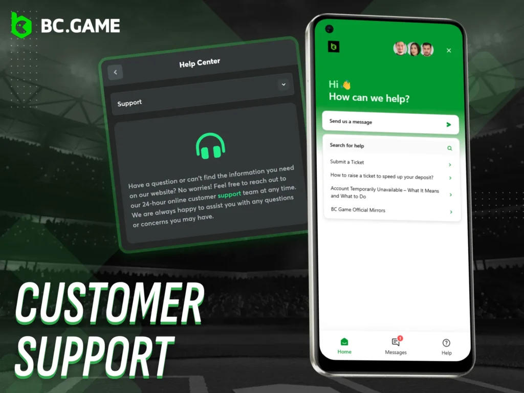 Evaluate BC Game’s customer support based on your experience.