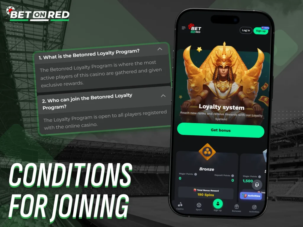 Meet Betonred’s app requirements to qualify for the VIP program.