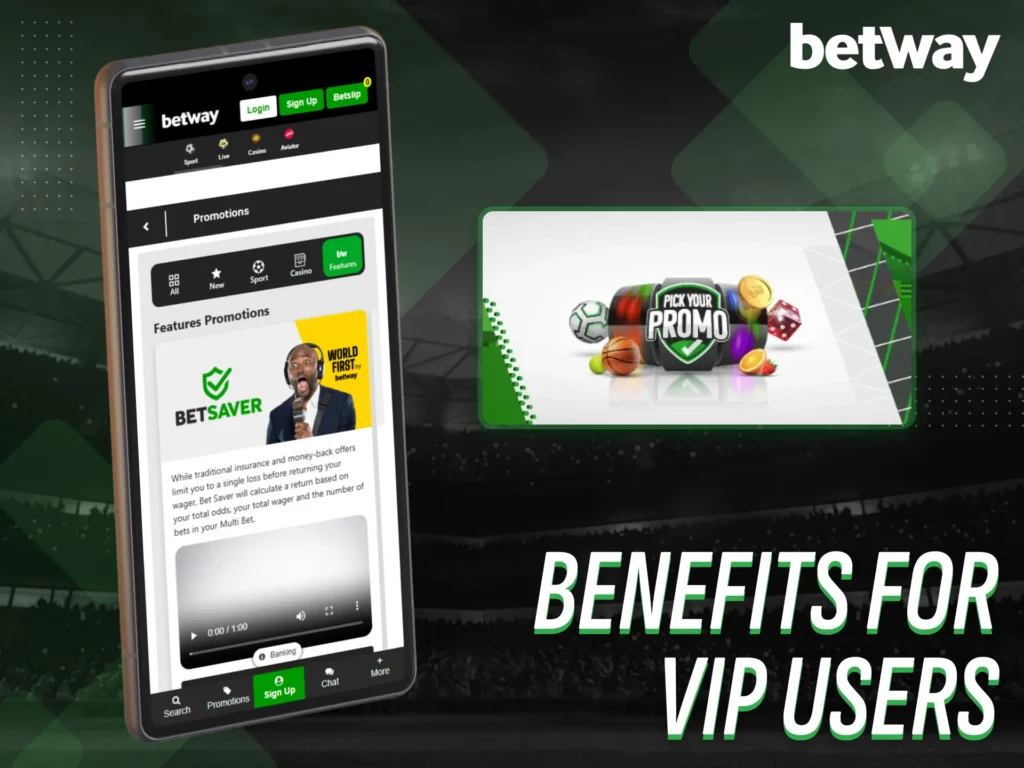 Enjoy premium rewards and services as a Betway VIP app user.