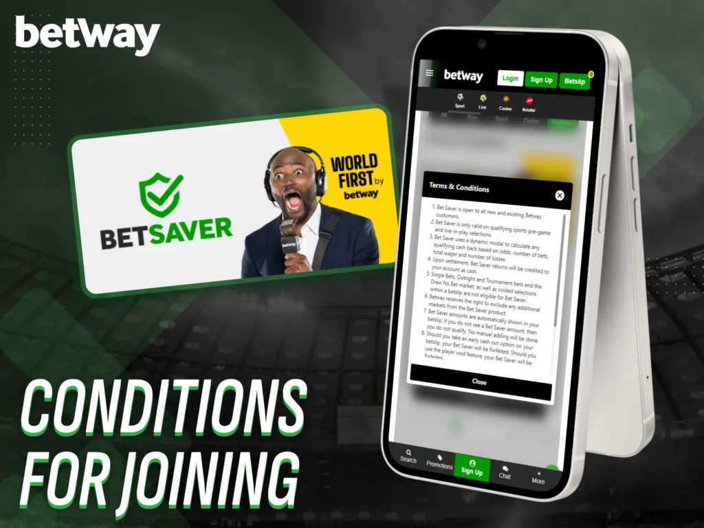Meet Betway VIP program terms to access exclusive app perks.