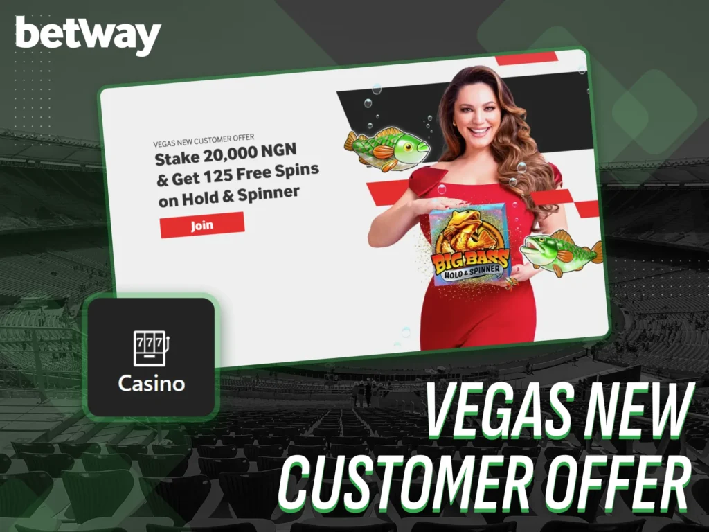 Get started with the Vegas New Customer Offer on Betway.